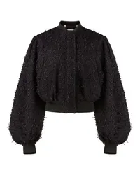 Nina Ricci Cropped Bomberjacke Black