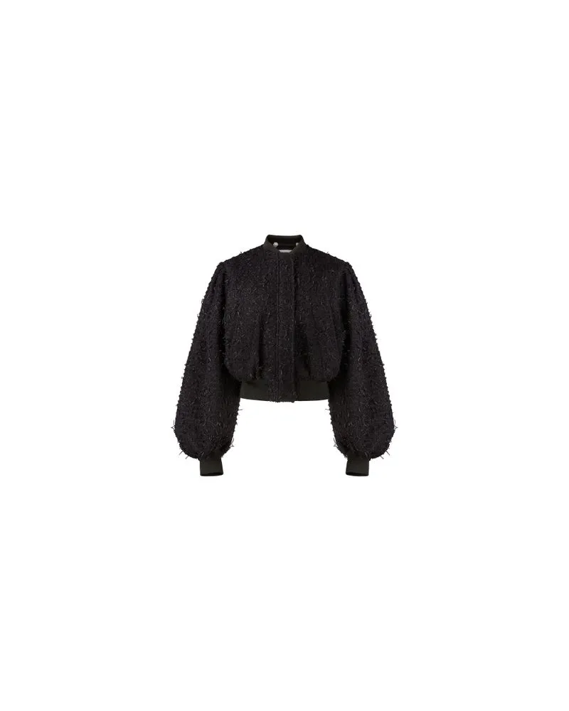 Nina Ricci Cropped Bomberjacke Black