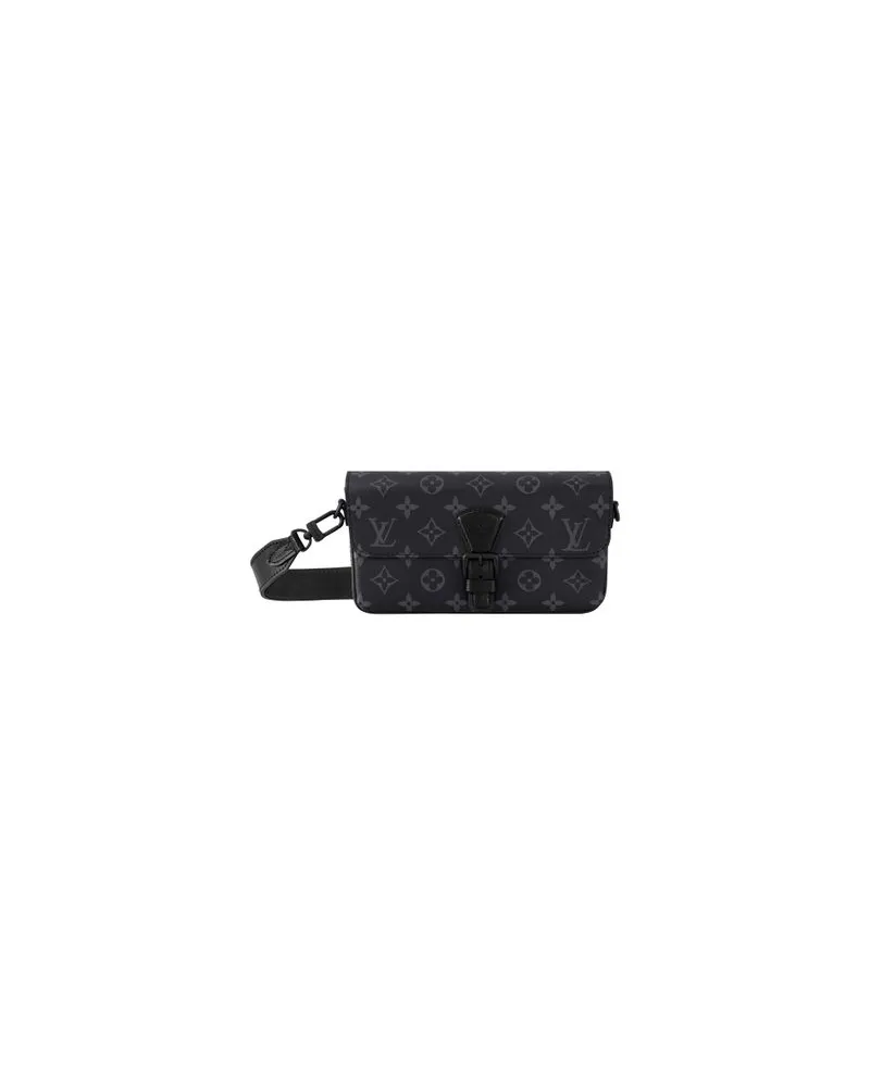 Louis Vuitton Kleine Montsouris Schultertasche Black