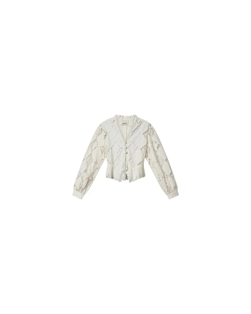 Isabel Marant Langärmelige Bluse Nina White