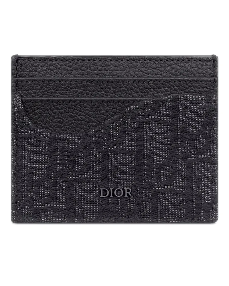 Dior Saddle Kartenetui Black