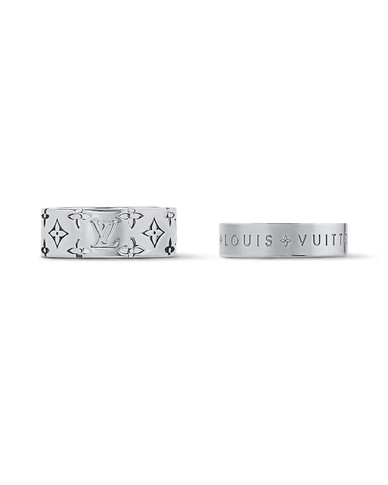 Louis Vuitton LV Mosaic Ringe im Set Silver