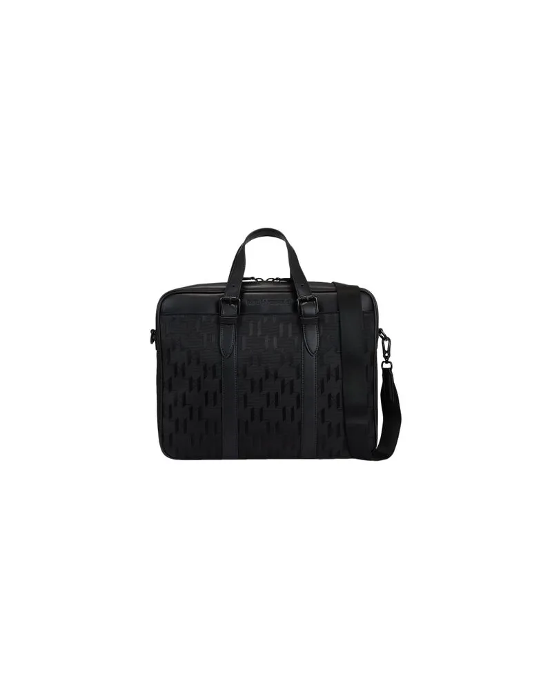 Karl Lagerfeld K/Etch Aktentasche Black