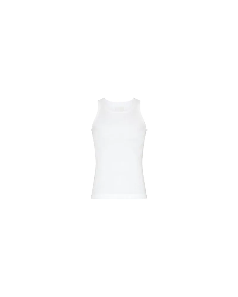 Givenchy Extra Schmal Geschnittenes Tank Top White