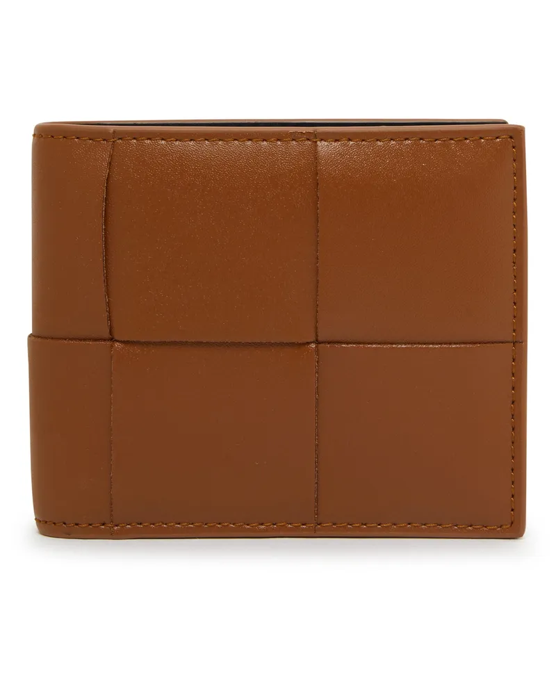 Bottega Veneta Brieftasche im Bi-Fold-Design Cassette Beige