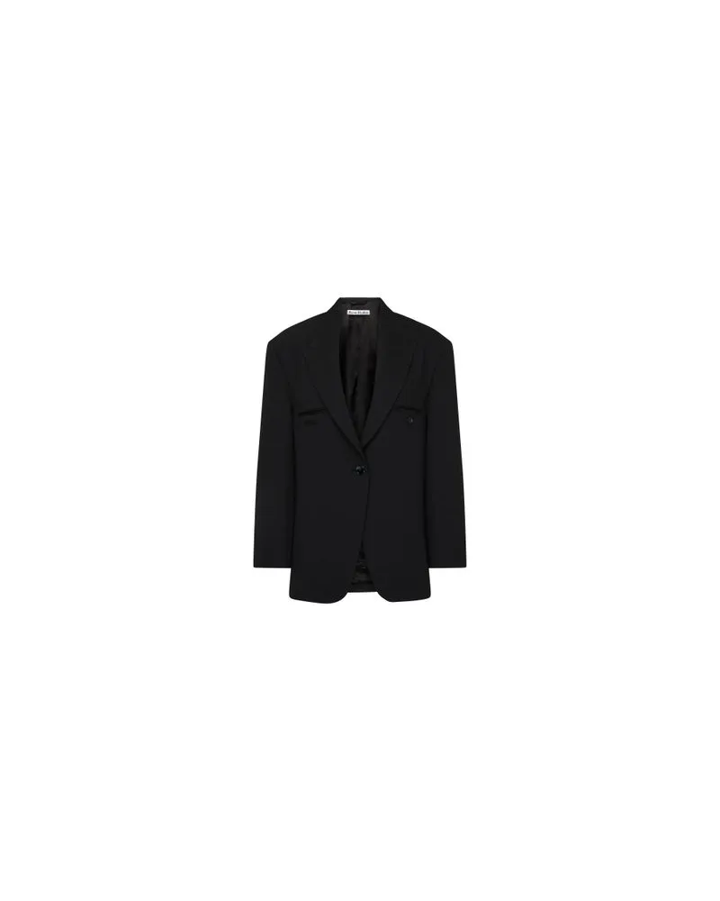 Acne Studios Einreihiger Blazer Black