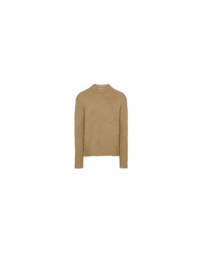 Acne Studios Rundhalspullover Beige