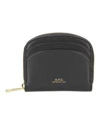 A.P.C. Demi-Lune mini wallet Black