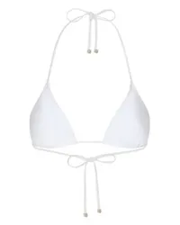 Dolce & Gabbana Triangel-Bikinitop White