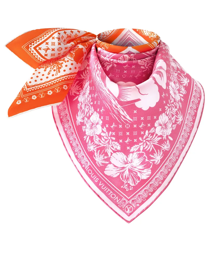 Louis Vuitton Four For One Carré 70 Pink
