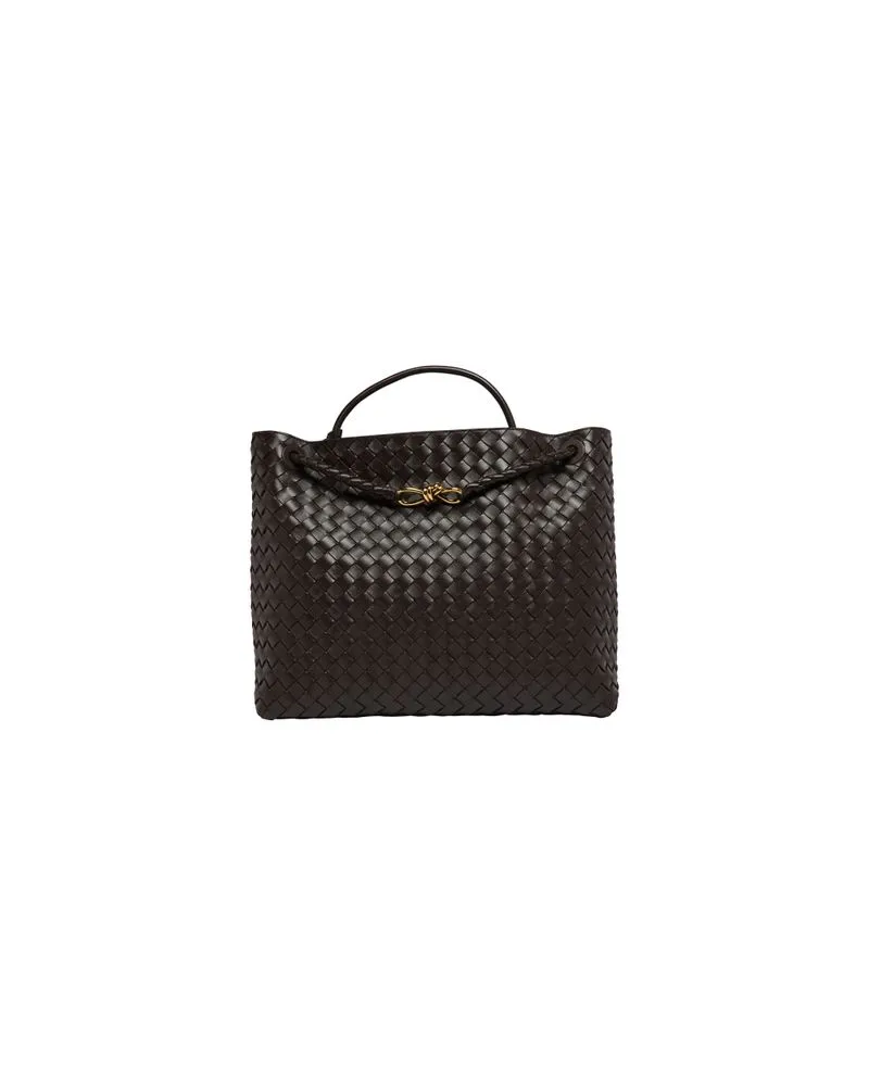 Bottega Veneta Tasche Andiamo im Großformat Brown