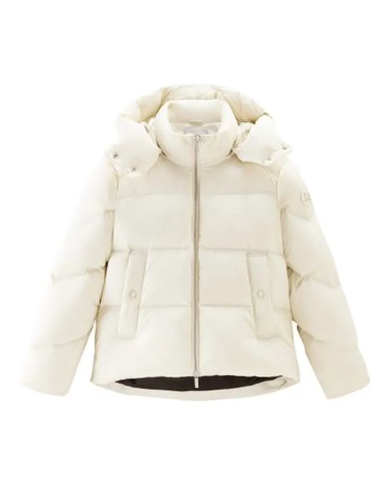 Woolrich Kurze Daunenjacke Alsea White