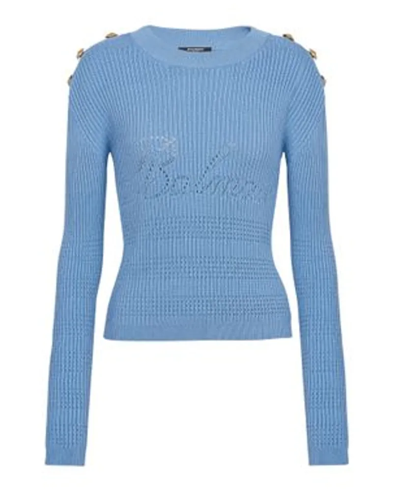 Balmain Strickpullover Balmain Signature Blue