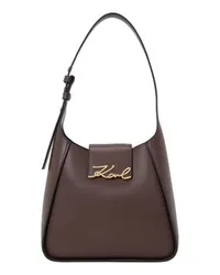 Karl Lagerfeld K/Signature Hobo-Tasche Brown