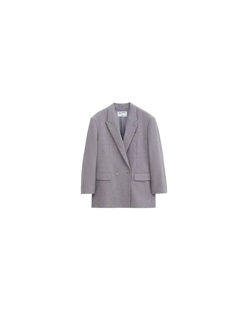 Filippa K Zweireihiger Blazer Brown