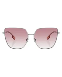 Burberry Irregular-Sonnenbrille Alexis Silver