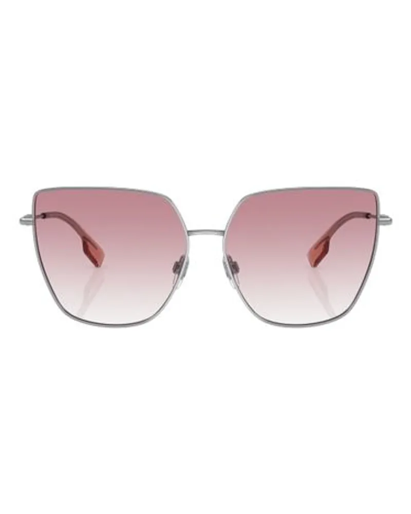 Burberry Irregular-Sonnenbrille Alexis Silver