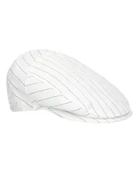 Borsalino Vincenzo flaches Softcap White