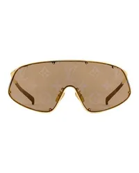 Louis Vuitton LV Sunlight Sonnenbrille mit Masken-Design Beige