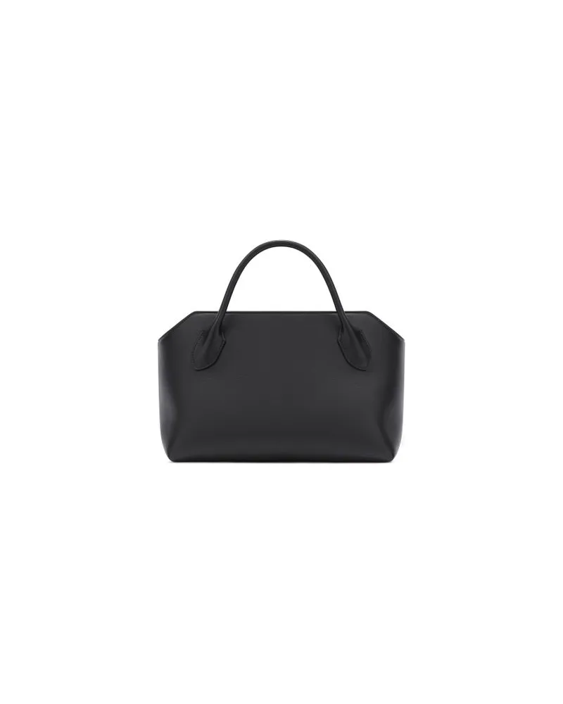 The Row Lederhandtasche Terrasse Bauletto Black