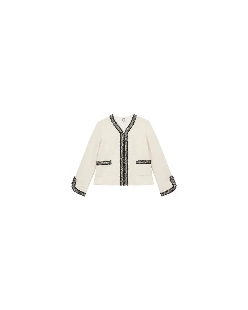 Inès de la Fressange Jacke Misia White