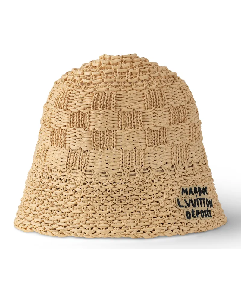 Louis Vuitton Damier Raffia Hut Beige