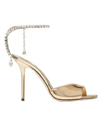 Jimmy Choo Sandalen Saeda 100 Gold