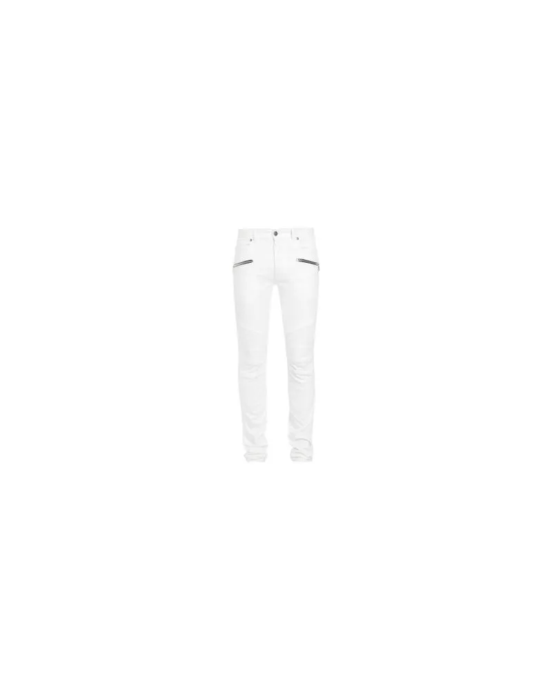 Balmain Slim-Fit-Jeans White