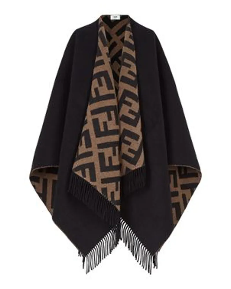 Fendi FF Poncho Multicolor