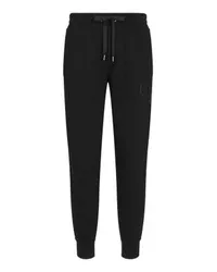 Dolce & Gabbana Stretch-Jogginghose mit Stickerei Black