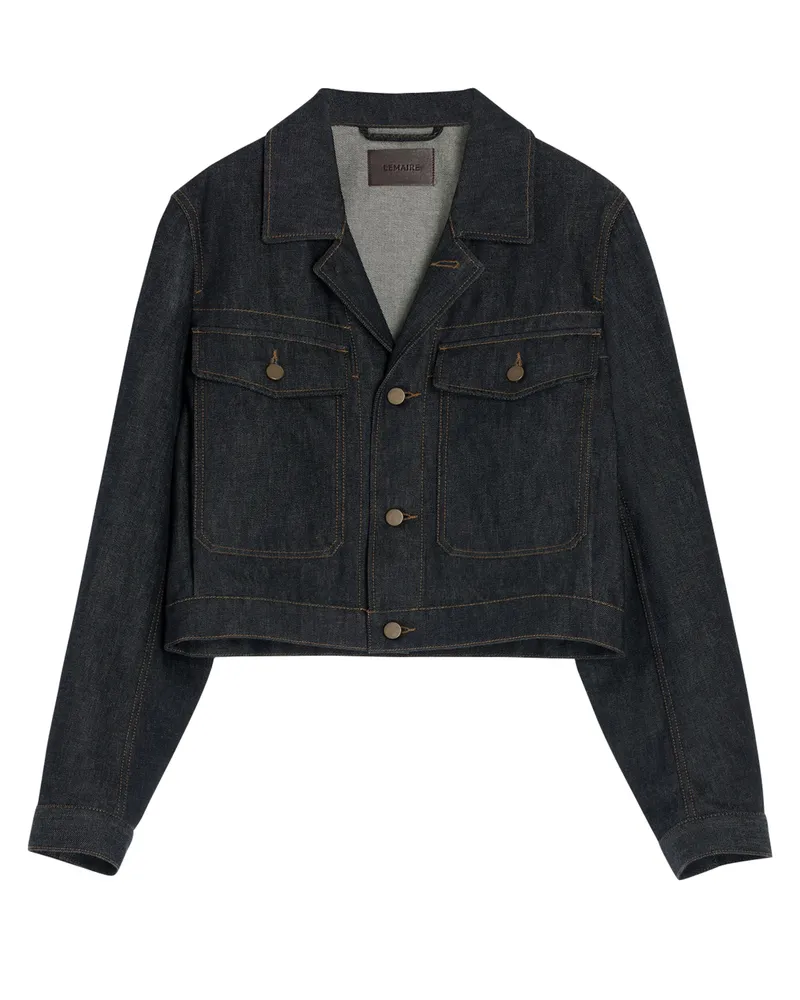 Christophe Lemaire Gekürzte Jeansjacke 