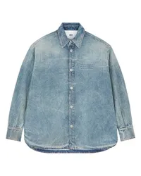 Maison Margiela Wattierte Denimjacke Blue