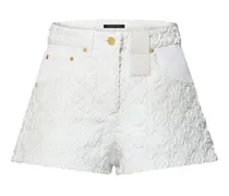 Shorts aus Denim mit Monogram Fil Coupé