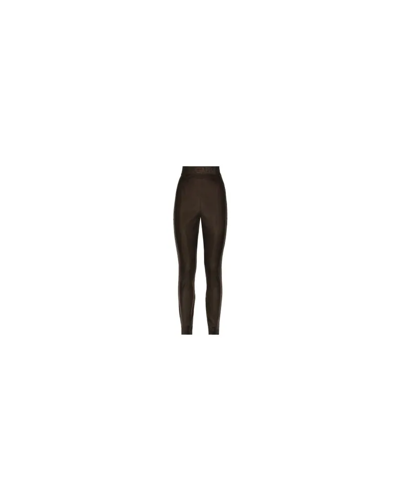 Dolce & Gabbana Glänzende Leggings Brown