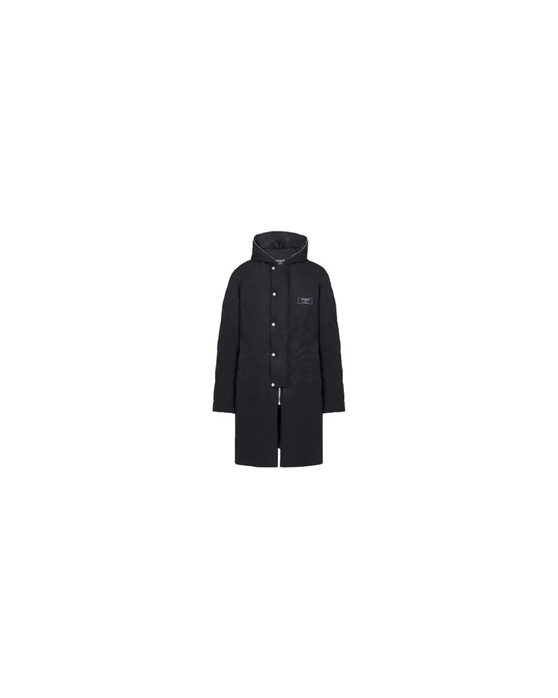 Balmain Lange Daunenjacke Black