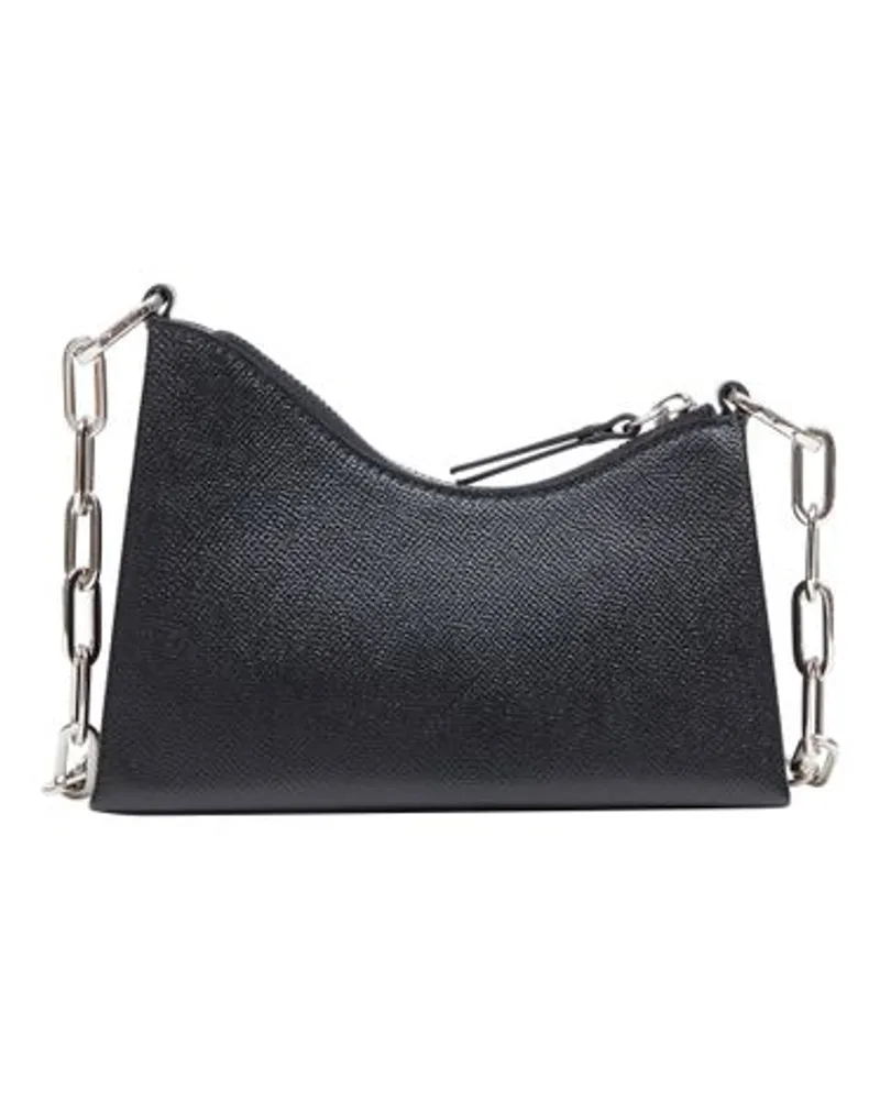 Maison Margiela Snatched hobo micro Tasche Black