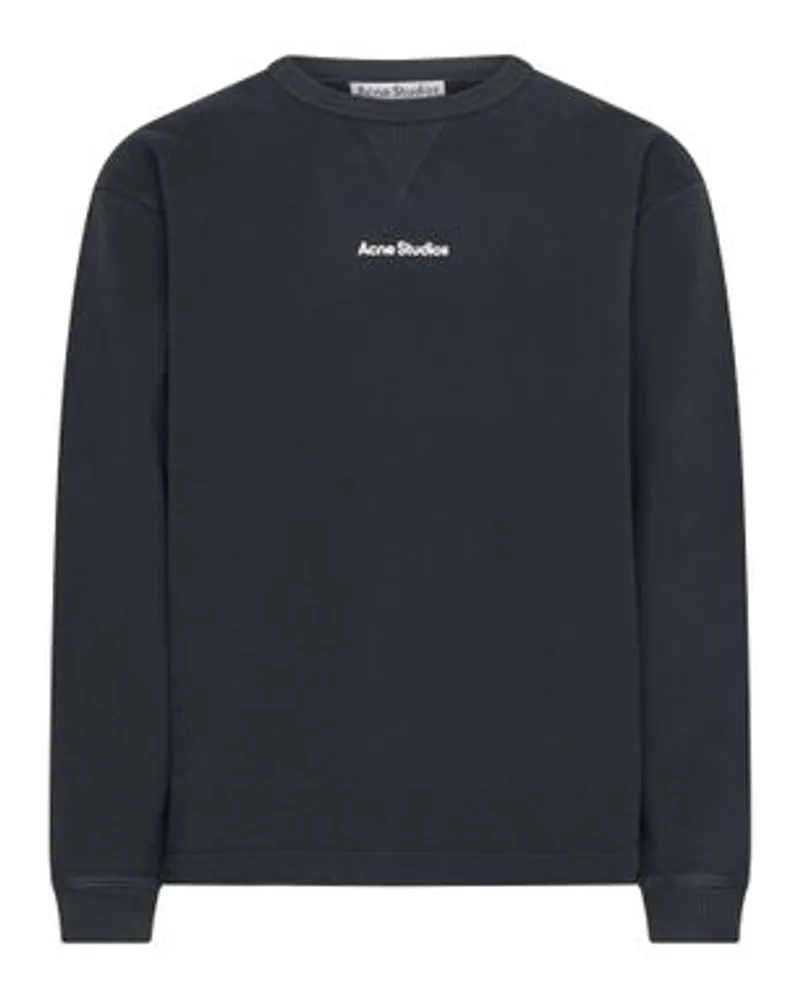 Acne Studios Logo Sweatshirt Black