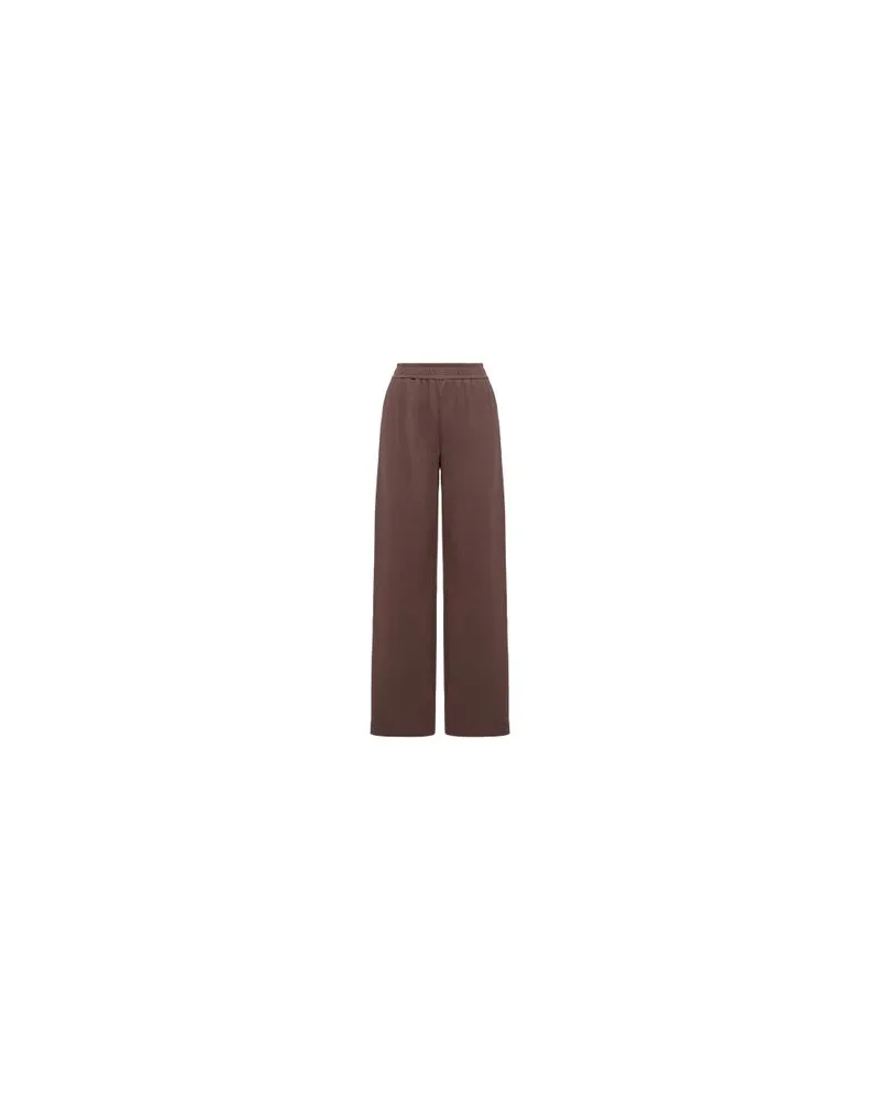 Moncler Jogginghose aus Kaschmir Brown