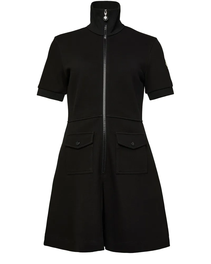 Moncler Minikleid mit hohem Kragen 