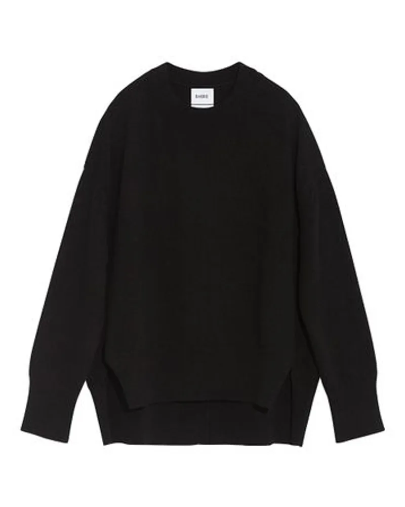 Barrie Ikonischer Oversized-Kaschmirpullover Black