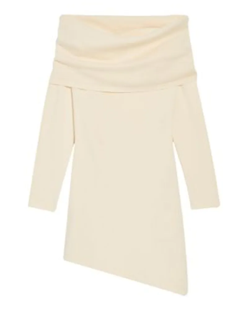 Claudie Pierlot Asymmetrisches Strickkleid White