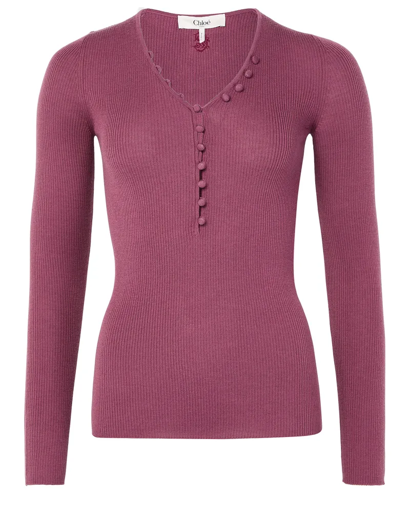 Chloé Pullover mit V-Ausschnitt 