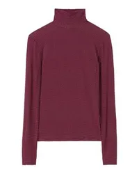 Claudie Pierlot Eng anliegender Rollkragentop Pink