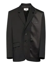 Maison Margiela Tailoring Wool Suit Jacket Black