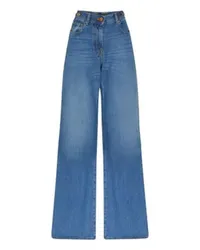 Versace Stone Wash Denim-Hose Blue