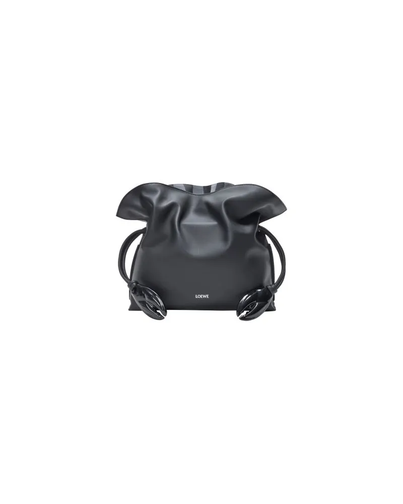 Loewe Mittelgroße Clutch Flamenco Intarsio Black