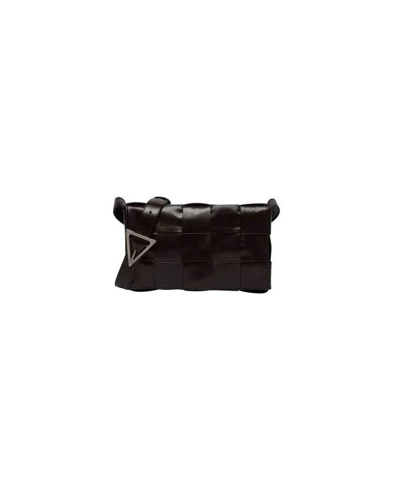 Bottega Veneta Rock Intrecciato Metallic aus lammleder Silver