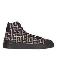 Balmain Sneakers B-Court mit Monogramm Black