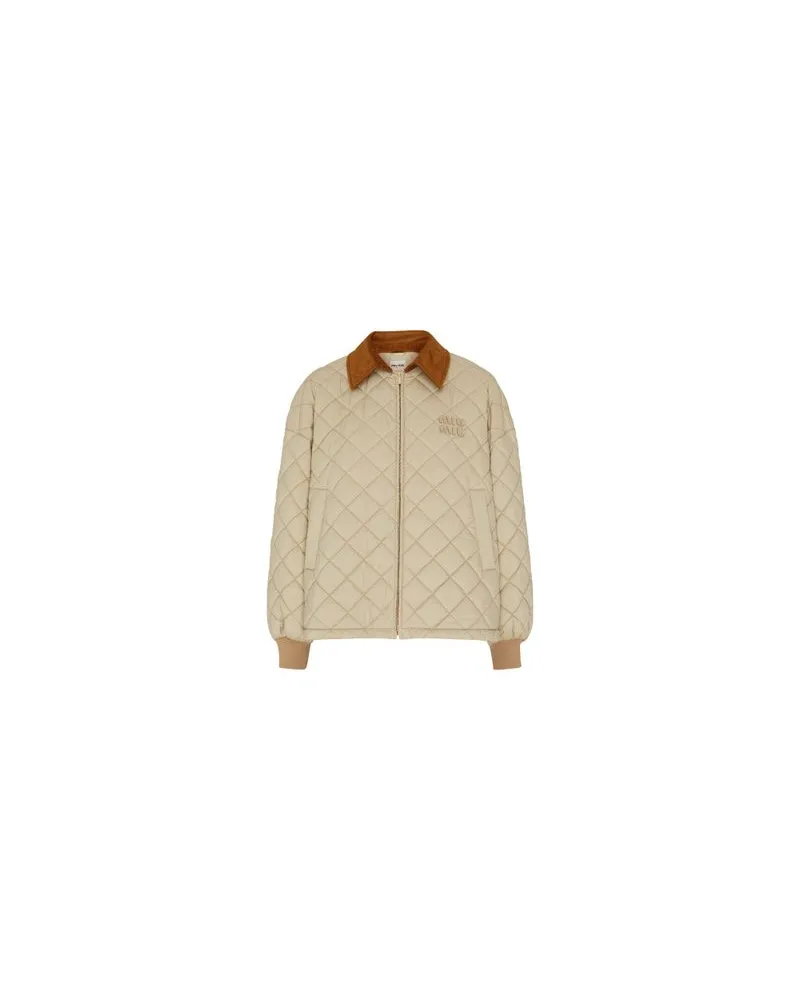 Miu Miu Steppjacke Beige