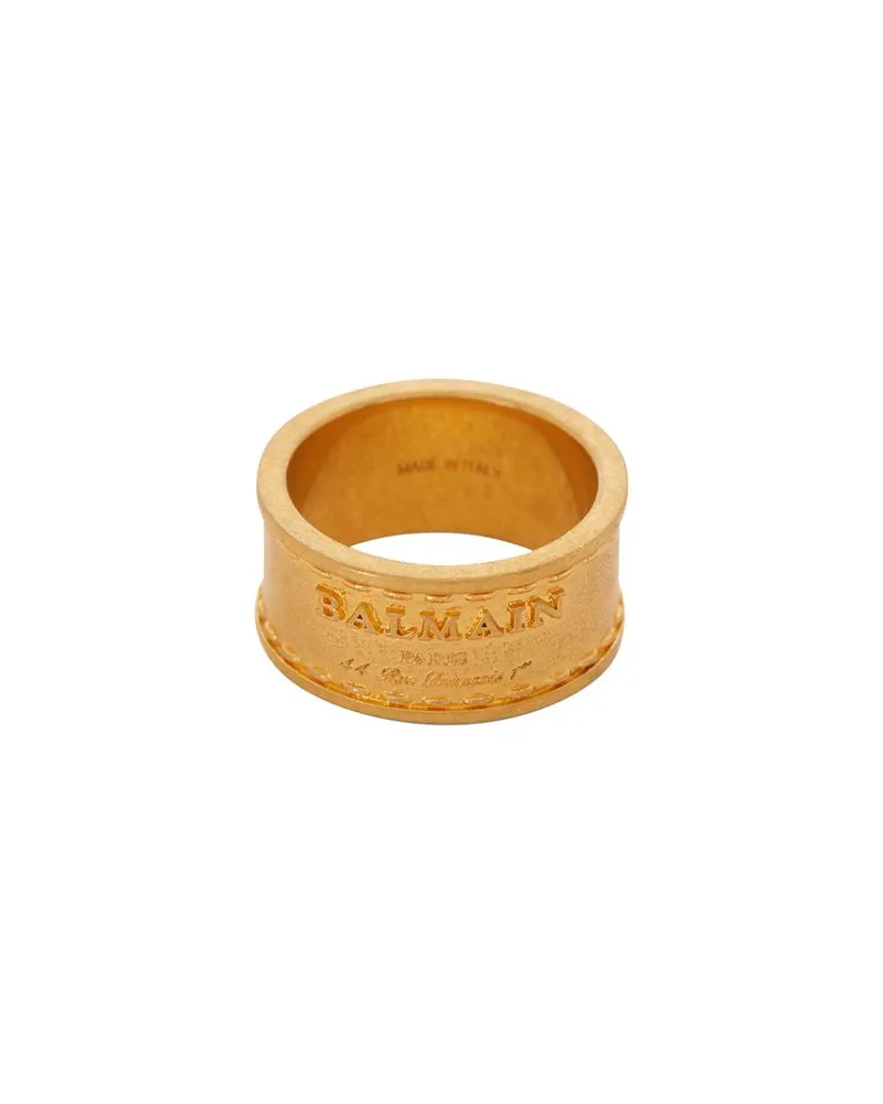 Balmain Ring Tubular Balmain Signature Gold